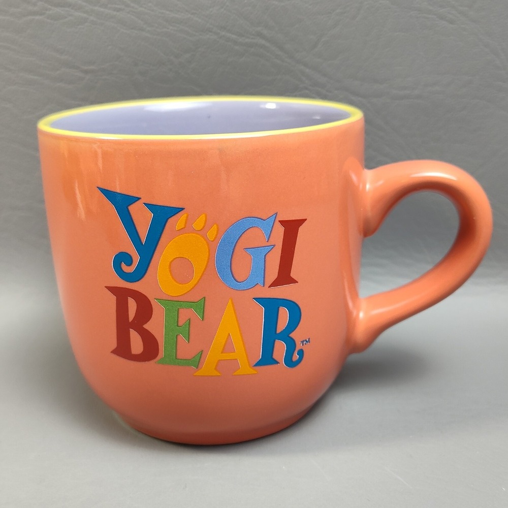 Vintage Yogi Bear Jellystone Park Coffee Mug Hanna Barbera‎ Collectible Rare 80s